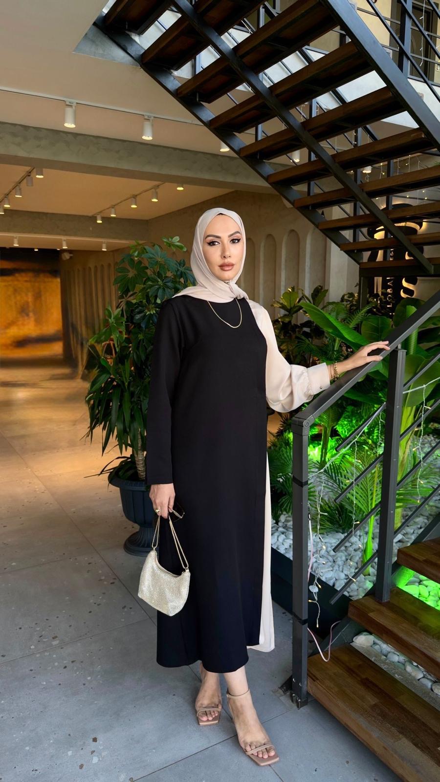 Ella Renkli Elbise Ürün ana görseli