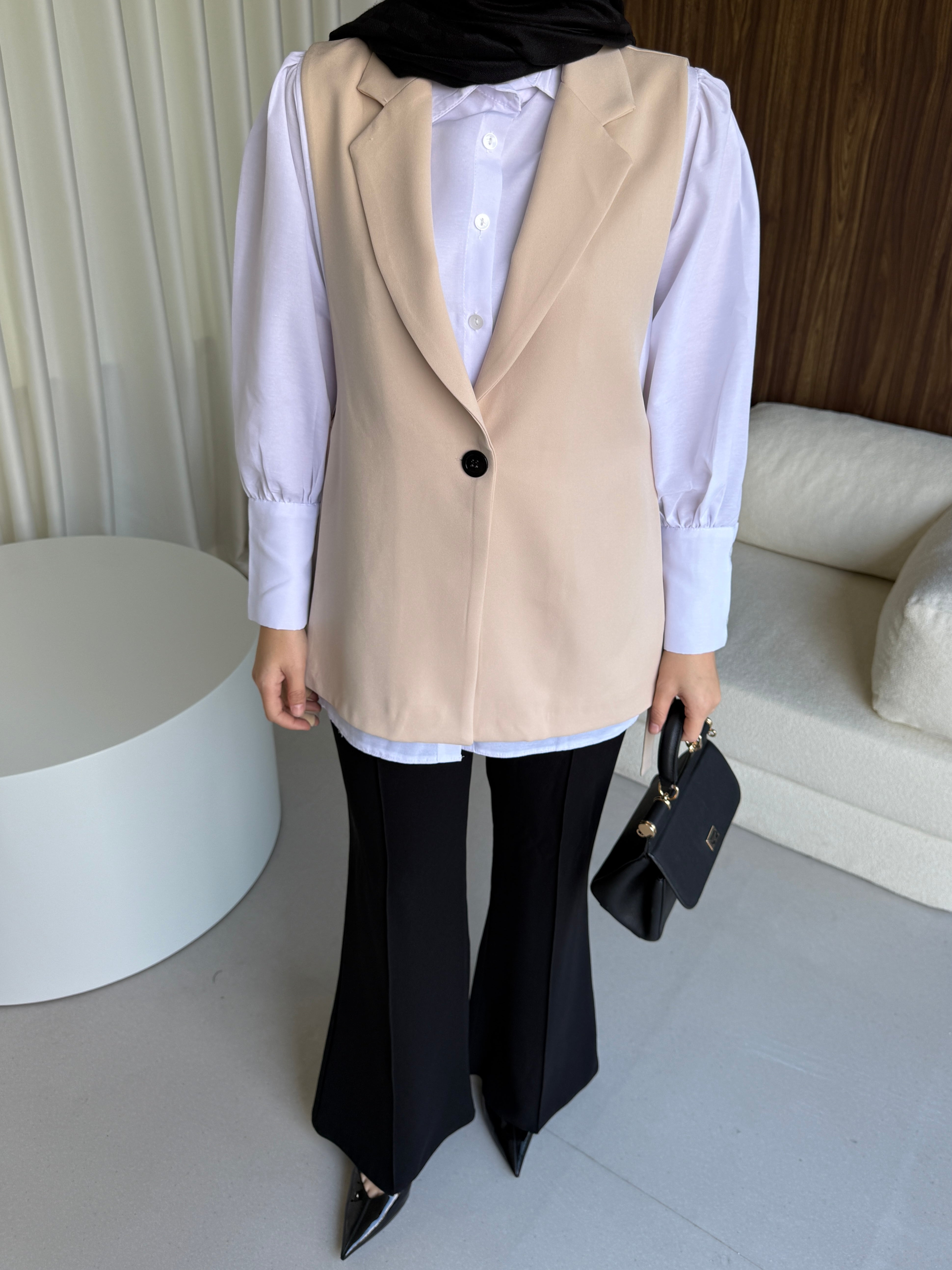 Yandan Bağlamalı Yelek Ürün ikincil görseli