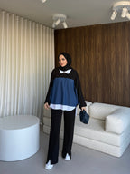 Hamuda Denim Garnili Örme takim