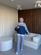 Hamuda Denim Garnili Örme takim