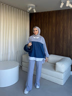 Hamuda Denim Garnili Örme takim