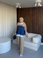 Hamuda Denim Garnili Örme takim